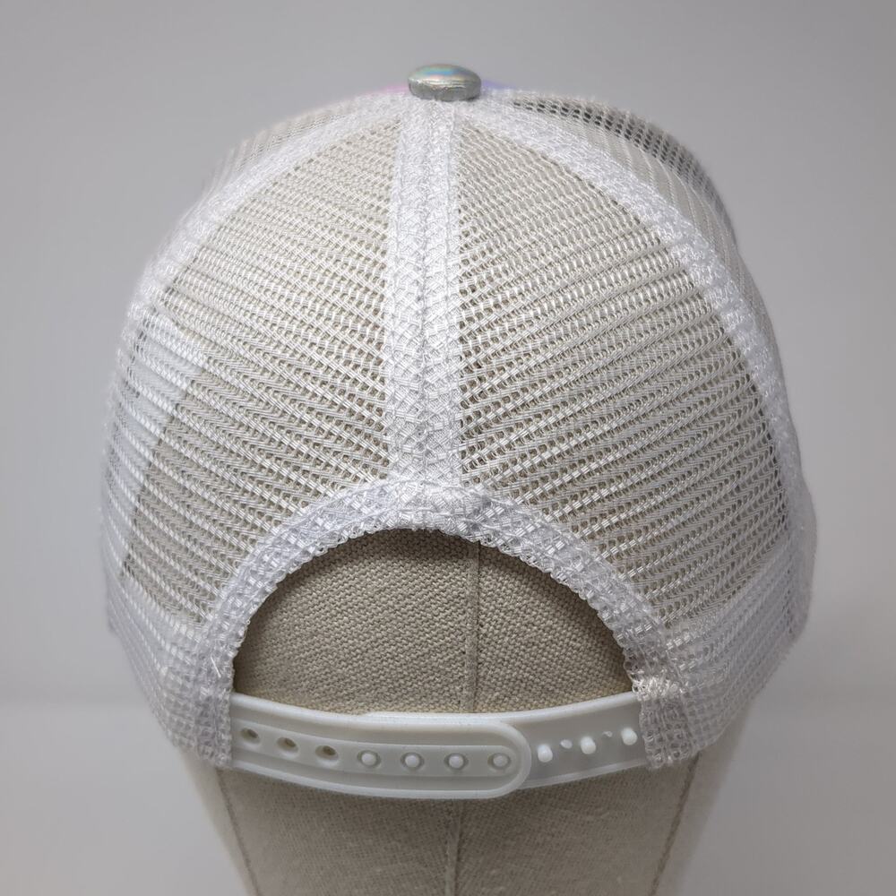 Choose Happy Snapback Mesh Back Trucker Hat Multicolor One Size Outdoor - Picture 7 of 10